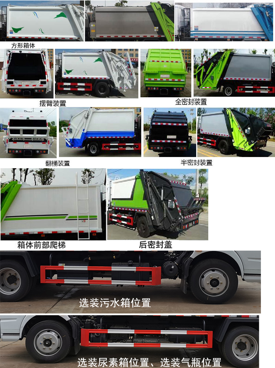 楚胜牌CSC5125ZYS6型压缩式垃圾车