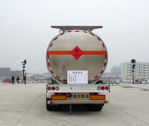 楚胜牌CSC9403GYYLE型铝合金运油半挂车